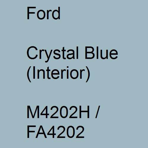 Ford, Crystal Blue (Interior), M4202H / FA4202.